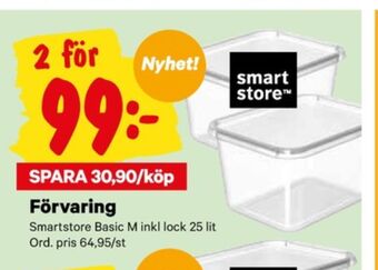 City Gross Smartstore förvaringsboxar erbjuda
