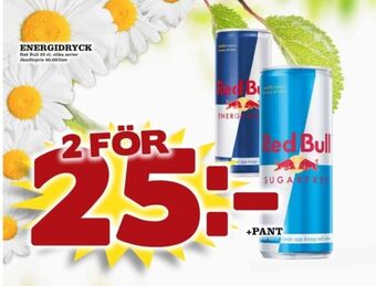 Matdax Red bull energidryck erbjuda