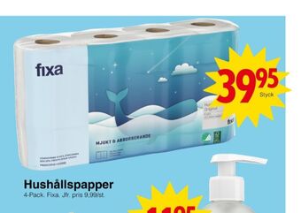 Matöppet Fixa hushållspapper erbjuda