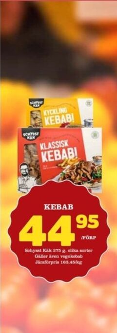Matdax Schysst käk kebab erbjuda
