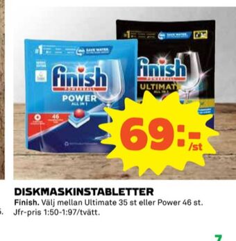 Coop Finish diskmaskintabs erbjuda