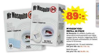 Stora Coop Myggskydd/ refill 30-pack erbjuda