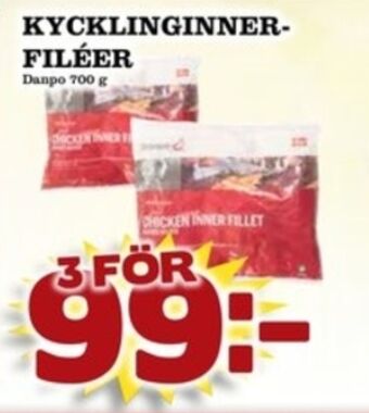 Matdax Danpo kycklinginnerfilé erbjuda