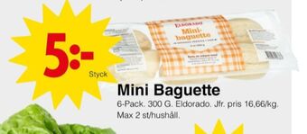 Matöppet Eldorado baguetter erbjuda
