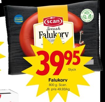 Matöppet Scan falukorv erbjuda