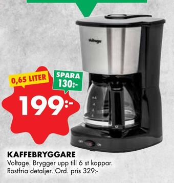 ÖoB Kaffebryggare erbjuda