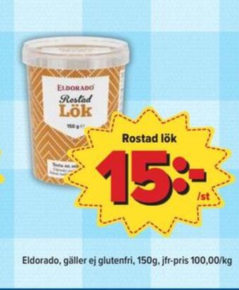 Östenssons Eldorado lök rostade erbjuda