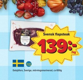Östenssons Dalsjöfors flapstek erbjuda