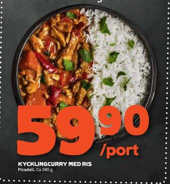 Stora Coop Kycklingcurry med ris erbjuda