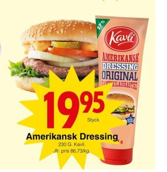 Matöppet Kavli dressing erbjuda