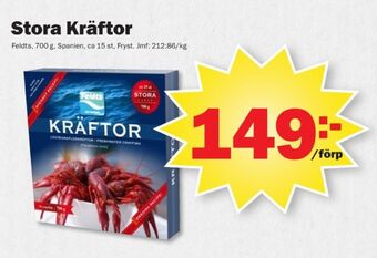 Pekås Feldts kräftor erbjuda