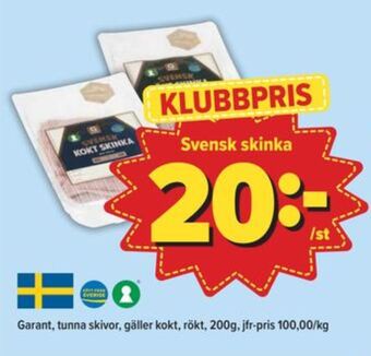 Östenssons Garant skinka erbjuda