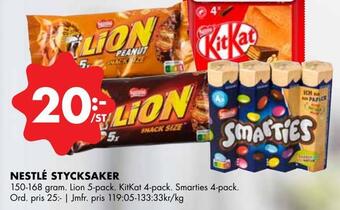 ÖoB Nestlé stycksaker erbjuda