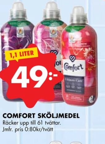 ÖoB Comfort sköljmedel erbjuda