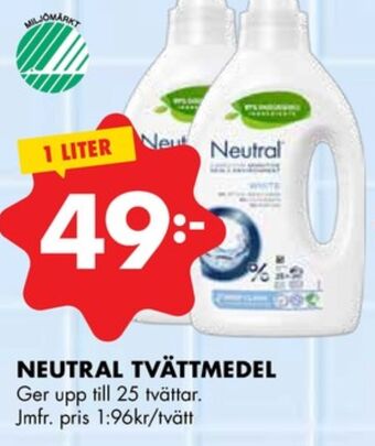 ÖoB Neutral tvättmedel flytande erbjuda