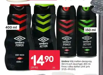 Umbro deodorant spray