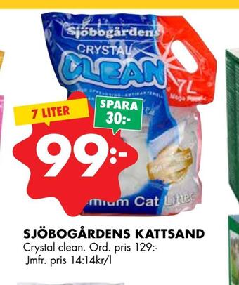 ÖoB Sjöbogårdens kattsand erbjuda