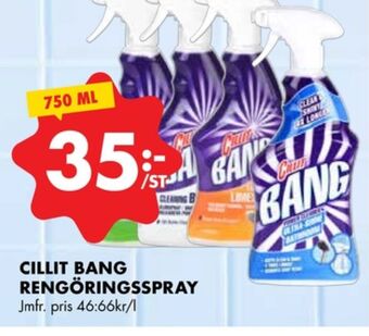 ÖoB Cillit bang rengöringsmedel erbjuda