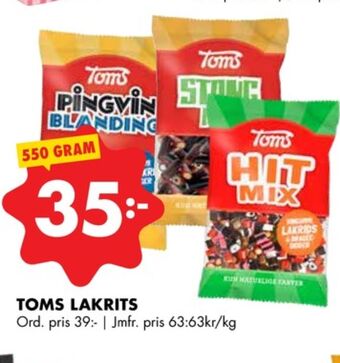 ÖoB Pingvin blanding godispåsar erbjuda