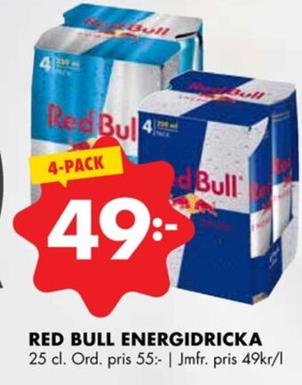 ÖoB Red bull energidryck erbjuda