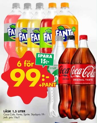 ÖoB Fanta läskedryck erbjuda