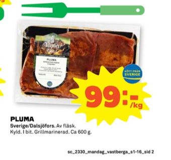 Stora Coop Dalsjöfors pluma erbjuda