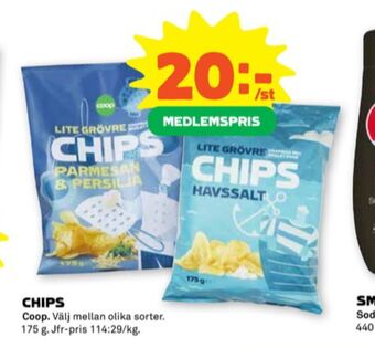 Stora Coop Coop chips erbjuda
