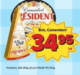 Östenssons President brie erbjuda