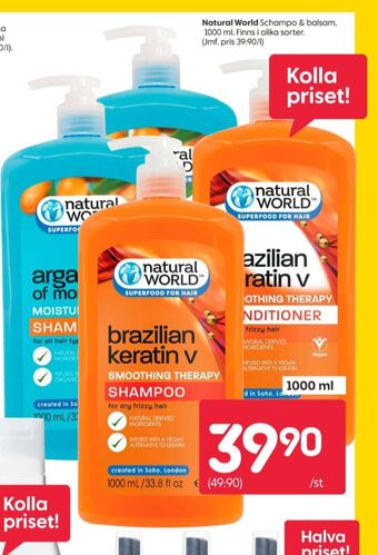 Rusta Natural world balsam erbjuda