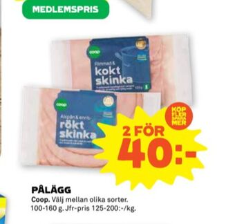 Stora Coop Coop skinka erbjuda