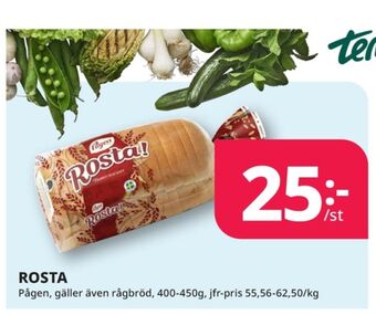 Tempo Rosta bröd erbjuda