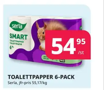Tempo Smart toalettpapper erbjuda