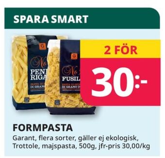 Tempo Garant pasta sorterad erbjuda