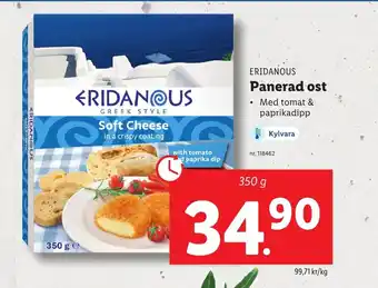 Lidl ERIDANOUS Panerad ost erbjuda