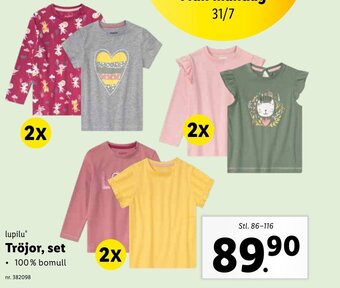 Lidl lupilu Tröjor, set erbjuda