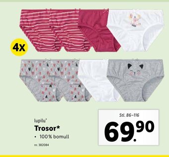 Lidl lupilu Trosor erbjuda
