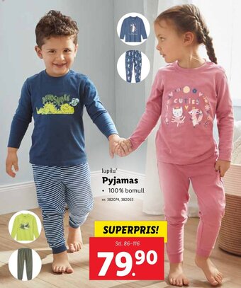 Lidl lupiluⓇ Pyjamas erbjuda