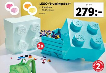 Lidl LEGO förvaringsbox erbjuda