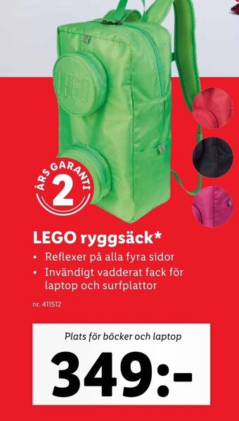 LEGO ryggsäck