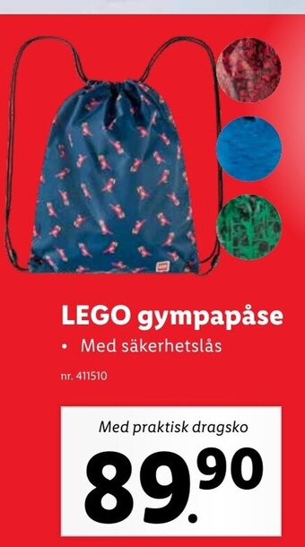 Lidl LEGO gympapåse erbjuda