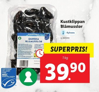 Lidl Kustklippan Blåmusslor erbjuda