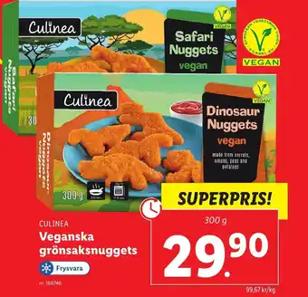 Lidl CULINEA Veganska grönsaksnuggets erbjuda