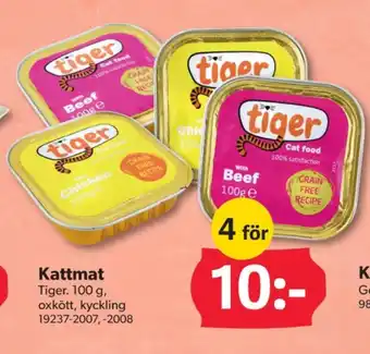 DollarStore Tiger kattmat erbjuda