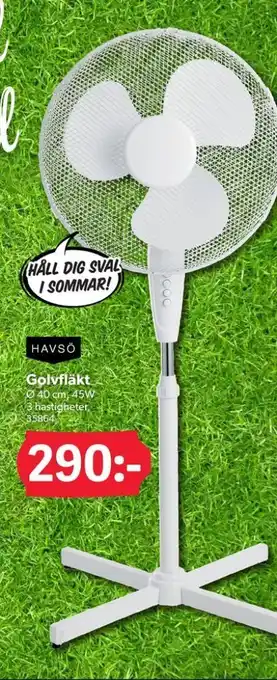 DollarStore Havsö golvfläkt erbjuda