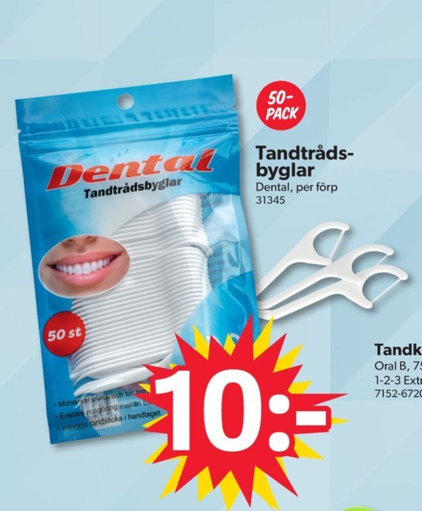 Dental tandstickor erbjudande hos DollarStore
