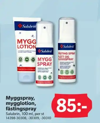 DollarStore Salubrin myggmedel erbjuda