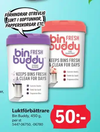 Bin buddy luftfräschare