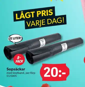 DollarStore Bin buddy sopsäck erbjuda