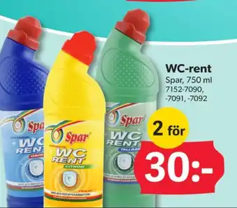 DollarStore Spar wc rent erbjuda