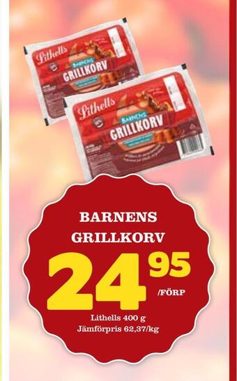 MatArket Barnens grillkorv erbjuda